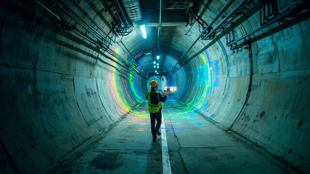 M360 LiDAR in tunnel inspection deployment